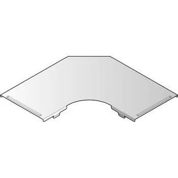 Odvodňovací žlab Víko horizontálního ohybu 90° pro žlab výšky 60 mm - HL DB90-ČSN