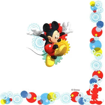 Papírový ubrousek UBR-F47, Ubrousek, 16x16 cm, MYŠ MICKEY, 1 kus