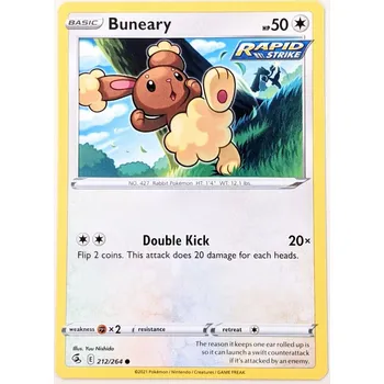 Sběratelská karetní hra Pokémon karta Buneary 212/264 - Fusion Strike