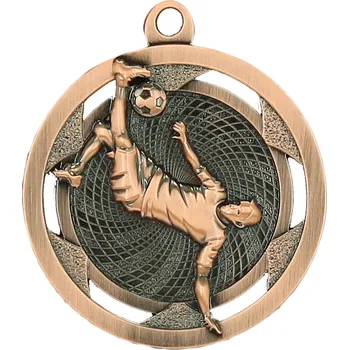 Medaile 50 mm fotbalová PELE Barva: bronzová