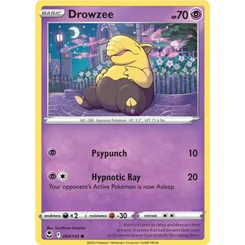 Sběratelská karetní hra Drowzee 060/195 - Silver Tempest Typ karty: Non-Holo