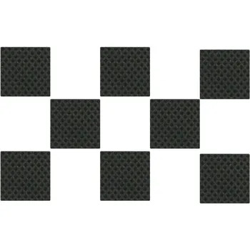 DOMINO Protiskluzové podložky 30x30 černá 8ks
