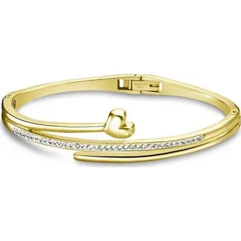 Šperk Lotus Style Romantický pozlacený náramek se zirkony Woman Basic LS2123-2/1 + 2 měsíce na vrácení zboží