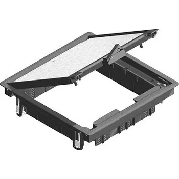 Elektroinstalační krabice Víko přístrojové podlahové krabice, čtvercové - HL KDVKK3