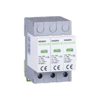 Přepěťová ochrana Noark DC svodič přepětí Ex9UEP, třída II, In 20kA, 1200 V DC, šířka 3TE, pro neuzem. systémy