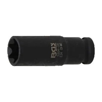 hlavice E24 dlouhá prodloužená Kovaná 1/2" , obrácený Torx E 24