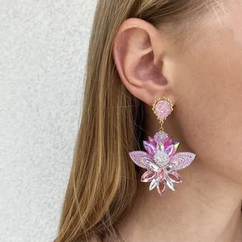 Náušnice Glitter Me... Náušnice Glitter Me Rose