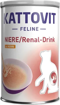 Krmivo pro kočku KATTOVIT Feline Niere/Renal-Drink kuřecí 135 ml