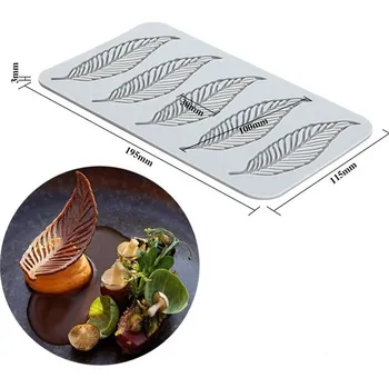 Nádoba na pečení Silicolove forma na dekoraci lístky 10cm