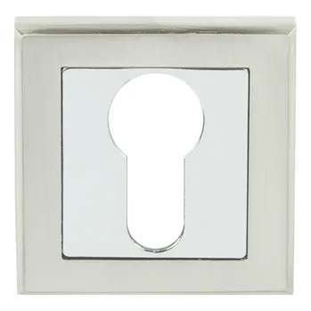 Dveřní kování DOMINO Rozeta KW-QR PZ M6/M9 chrom/nikl