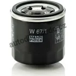 Olejový filtr MANN W67/1 (MF W67/1)