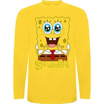 Chlapecké tričko Tričko s dlouhým rukávem SpongeBob Cute Barva: Žlutá, Velikost: 3XL, Varianta oděvu: Tílko