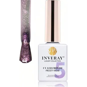 Lak na nehty Inveray UV/LED Gel Lak FRØSTH No. 005 FROSTY ROSE