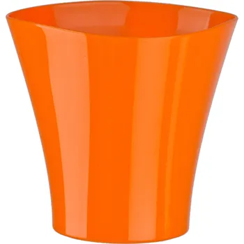 Obal na květináč Váza malá Fala 1 Barva: Oranžová