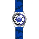 Svítící chlapecké hodinky modré SUPERHERO CLOCKODILE