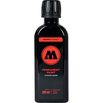 Lihový inkoust MOLOTOW Refill Ink permanentní 200ml, signal black