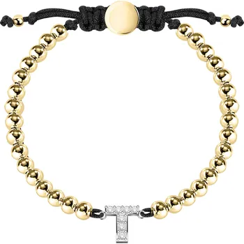 Náramek La Petite Story Bicolor náramek s písmenkem "T" LPS05ARR22 + 2 měsíce na vrácení zboží