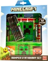 Curepink Minecraft 364151 set školních potřeb zelený