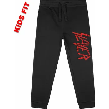 kalhoty dětské (tepláky) Slayer - Logo - Metal-Kids - Black/Red - 152