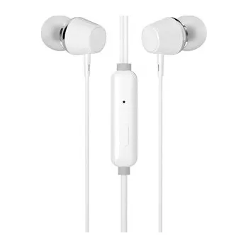 Sluchátka HP DHE-7000 sluchátka s mikrofonem, drátová, bílá, 2.0, špuntová typ 3.5 mm jack