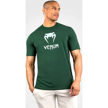 Pánské tričko Pánské triko Venum Classic - Dark Green / Turquoise zelené Velikost: S