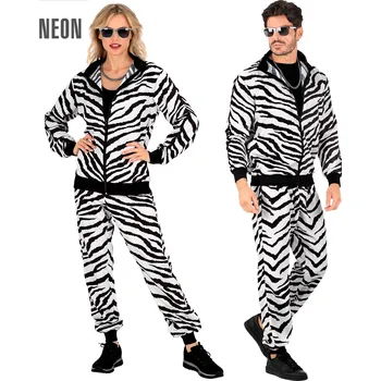 Retro souprava zebra (unisex) Pánská velikost: M (46-48)