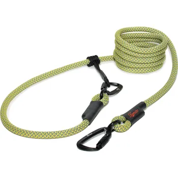 Vodítko pro psa Tamer Lanové vodítko EASYLONG TWIST | Velký pes | Šedožluté - 109 Délka: 2,5 m