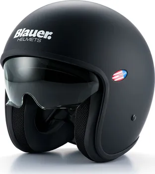 Helma na motorku Blauer Pilot 1.1 Monochrome černá