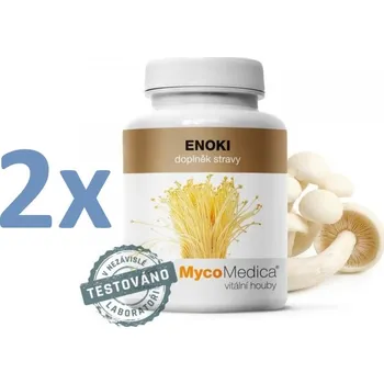 Náplast MycoMedica Enoki 2 x 90 kapslí + Sada náplastí Hartmann Cosmos s polštářkem 5 kusů