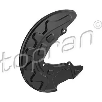 Brzdový kotouč Ochranný plech proti rozstřikování, brzdový kotouč TOPRAN 118 944
