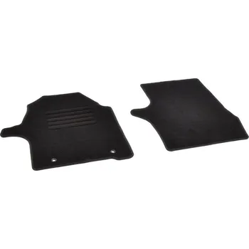autokoberec Autokoberce textilní přesné černé / černé obšití - Hyundai H350 (2014-2023) 2-sedadla