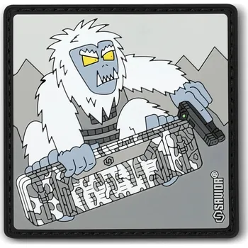 Nášivka Savior Equipment® Patch Snowboarding Yeti Savior®, Barva: Vícebarevná