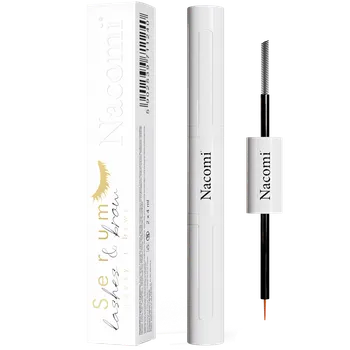 Nacomi Lashes & Brow Serum posilující sérum na řasy a obočí 2x 4 ml