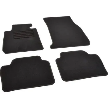 autokoberec Autokoberce textilní přesné černé / černé obšití - BMW 4er (Typ F33) Cabrio Cabrio (2013-2021) 5-sedadel