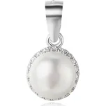 Beneto Stříbrný přívěsek se sladkovodní perlou AGH97 + 2 měsíce na vrácení zboží