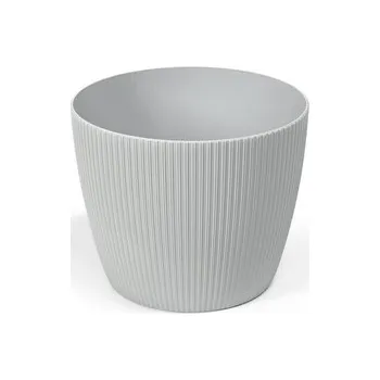 Zahrada Plastový květináč Magnolia Jumper 300 mm, světle šedý