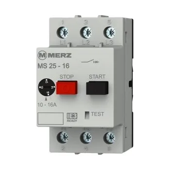 Jistič Motorový spouštěč MERZ MS25 10-16A 35/009