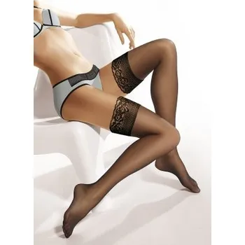 Dámské punčochy Samodržící punčochy Gatta 04-Michelle 8 DEN Zlatá XS-S