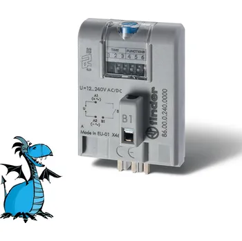 Elektronická součástka FINDER Časový modul 86.00.0.240.0000, 12-240V AC/DC 860002400000