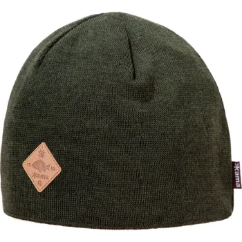 Čepice KAMA LA01 pletená merino čepice , zelená Velikost: UNI