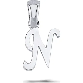 Přívěsek Lillian Vassago Zlatý přívěsek písmeno N LLV03-GP002-N Barva zlata: Bílá