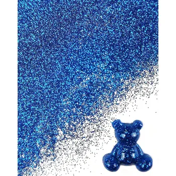 Třpytky glitrové do pryskyřice 10 g – modré