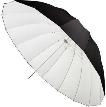 Odrazný deštník Terronic studiový deštník BW-185 černý/bílý 185 cm