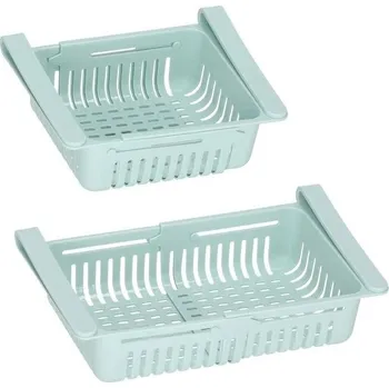 Příslušenství pro lednici Springos HA3103 nastavitelná přihrádka do lednice světle zelená