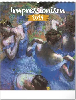 Kalendář Presco Group Nástěnný kalendář Impresionismus 2024