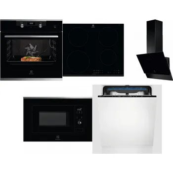 Set domácích spotřebičů ELECTROLUX KODEC75X2 + ELECTROLUX LIR60430 + ELECTROLUX LFV616K + ELECTROLUX LMS2203EMX + ELECTROLUX EES48200L