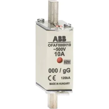 ABB Pojistka nožová 10A OFAF PN00 gG 1SCA022627R0580