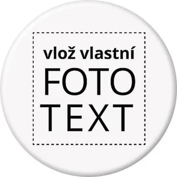 Dekorativní magnet Magnet kulatý plast s vlastním potiskem