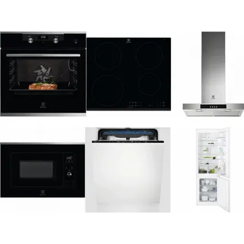 Set domácích spotřebičů ELECTROLUX KODEC75X2 + ELECTROLUX LIR60430 + ELECTROLUX LFT426X + ELECTROLUX LMS2203EMX + ELECTROLUX EES48200L + ELECTROLUX ENT6TF18S