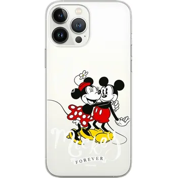 Pouzdro na mobilní telefon Pouzdro iPhone 13 Pro Max (6,7) Mickey & Minnie vzor 001, transparent